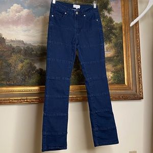 Dark Wash Soft Denim Jeans with Mid Rise Size 24